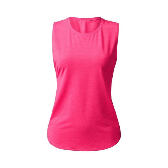 LULULEMON In A Cinch Tank Neon Pink Stripe Sleeveless Pullover Racerback Size 8 - Picture 3 of 6